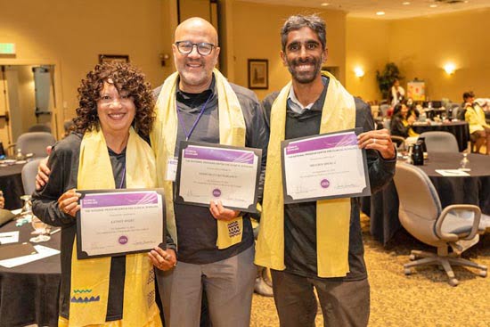 HELP team: Kathey Avery, RN, BSN, Frank Castelblanco, RN, DNP, and Dr. Shuchin Shukla, MD, MPH.