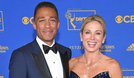 TJ Holmes and Amy Robach