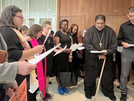 Bishop Barber reads statement