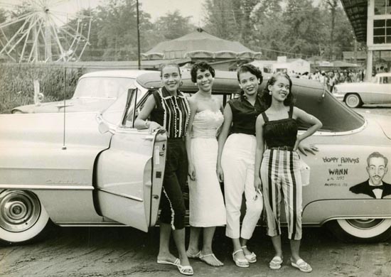 Four Women & Car, National Museum of American History Archives