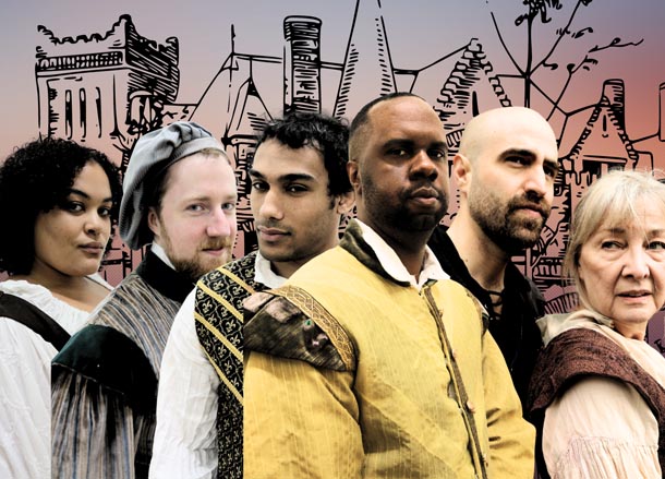 Gabrielle Story, Daniel Henry, Anthony Johnson, Philip Kershaw, Arusi Santi, and Callan White star in "Witch."