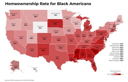 Homeownership by race chart