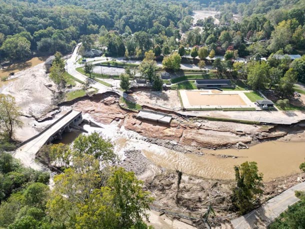 Azalea Park after the storm