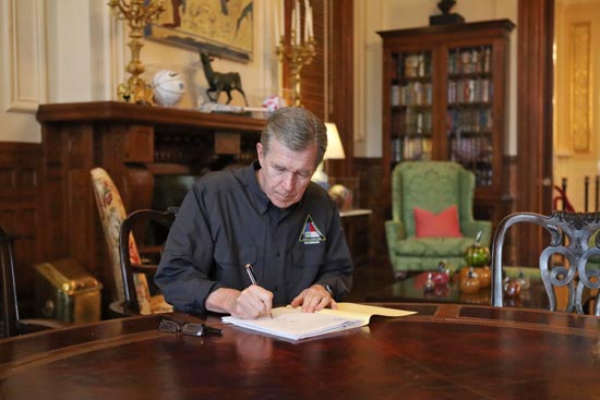 Gov. Cooper signs a bipartisan bill allocating further funding for the recovery process from Hurricane Helene.