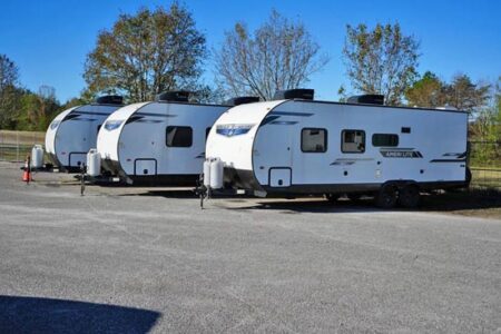 FEMA temporary housing trailers