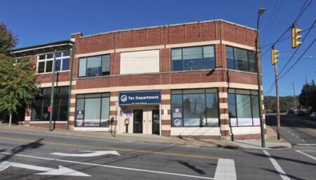 Buncombe Tax department on Hilliard Ave.