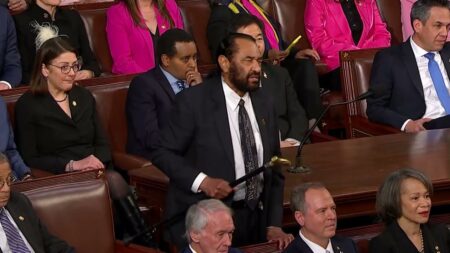 Rep. Al Green Disrupts Trump’s Address