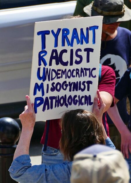 Hands Off! rally, April 5, 2025. Photo: Renato Rotolo/The Urban News