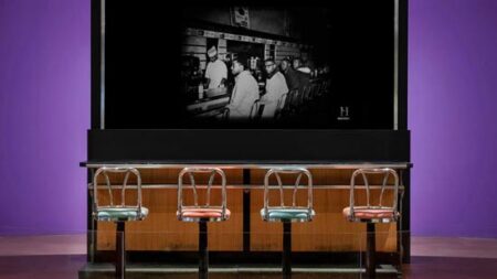 The historic Greensboro lunch counter.