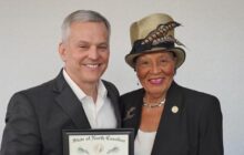 Governor Josh Stein recognized Representative Alma Adams for her hard work and dedication.