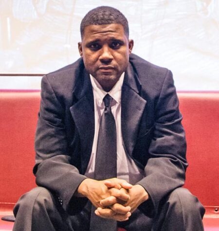 Mike Wiley in Tired Souls. Photo: Chris Charles/Creative Silence