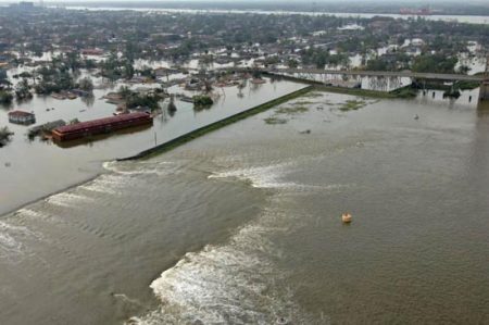 hurricane Katrina due south
