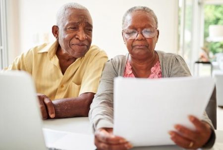 elderly black couple bill