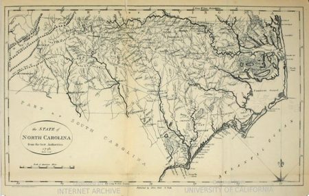 NC map 1796