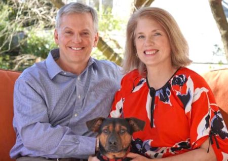 Governor Josh Stein and wife, Anna Harris Stein