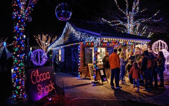 North Carolina Arboretum cocoa shack