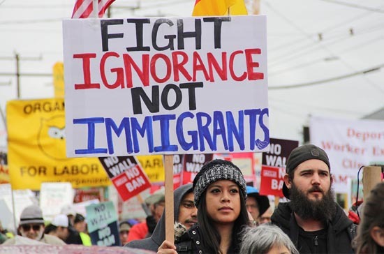 Immigrants rights protest