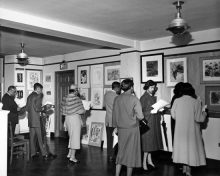 vanguard Art Exhibition Opening, March 30, 1958