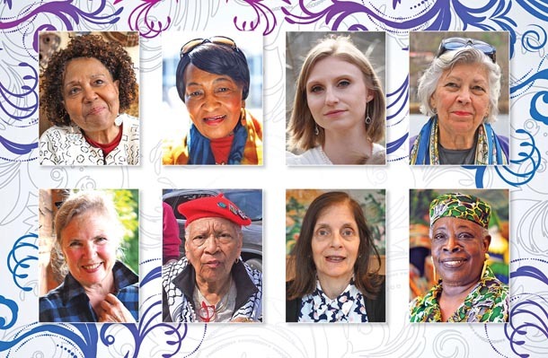 Dr. Dolly Jenkins-Mullen, Edith Hutchison Darity, Jade Sheppard, Elizabeth “Liz” Colton, Susi Gott Séguret, Monica Murillo, Wilma Lewis