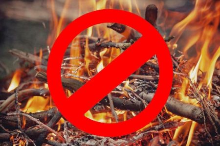 no open burning