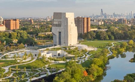 Obama Campus on water crop