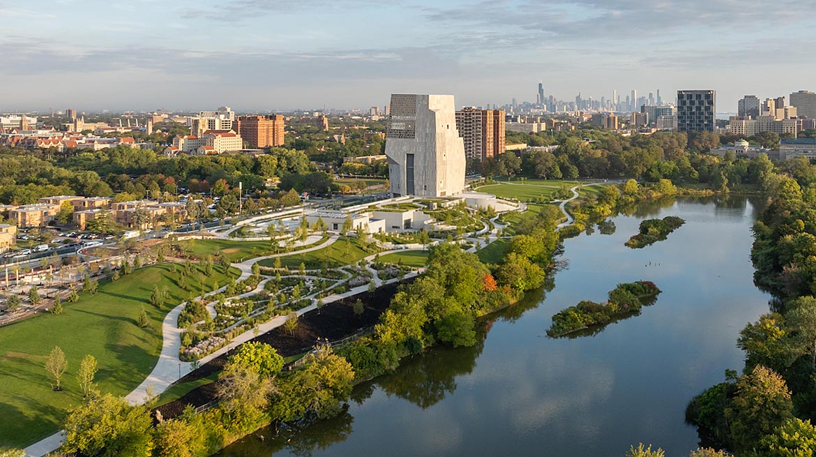 The 19.3 acre Obama Presidential Center campus.