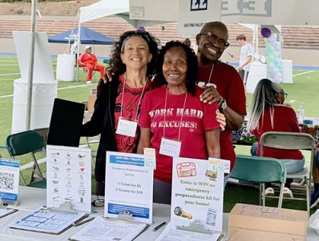 Members of the EEVS Neighborhood Assoc. Emergency Preparedness Team.