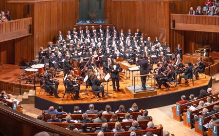 Asheville Symphony Orchestra performing at the First Baptist Church of Asheville. Photo: Ezekiel Coppersmith
